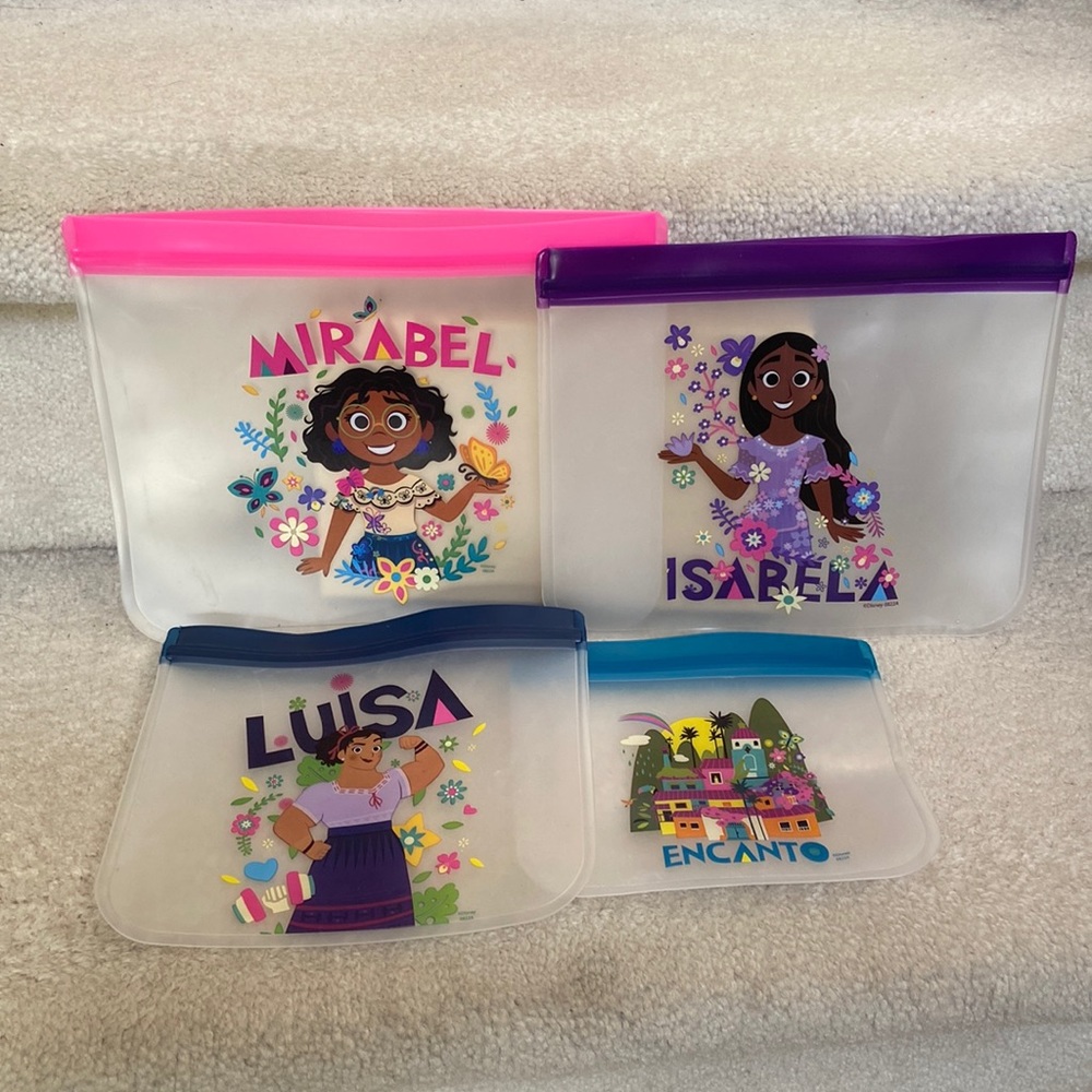 disney encanto reusable snack bags